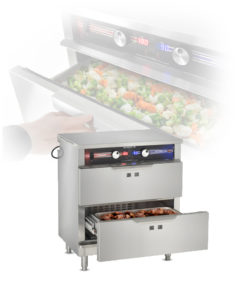 FWE / Food Warming Equipment Company, Inc • NEW SERIES • Precise Humidity Temperature Technology Drawers • Model Shown PHTT-2DR-6SL